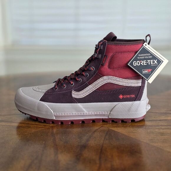 Vans MTE Sk8-Hi GORE-TEX Hiking Boots Insulated Shoe Bitter Chocolate Brown Sz 7 - Picture 6 of 14